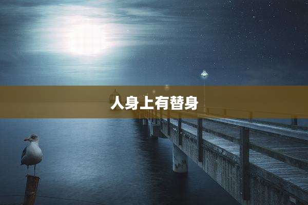人身上有替身