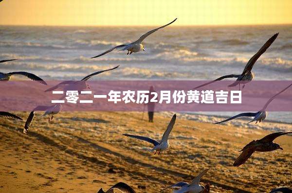 二零二一年农历2月份黄道吉日