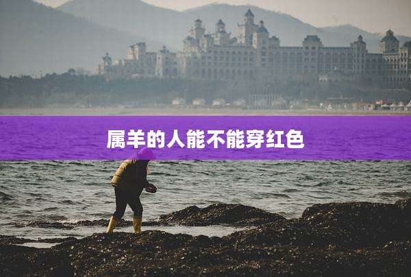 属羊的人能不能穿红色
