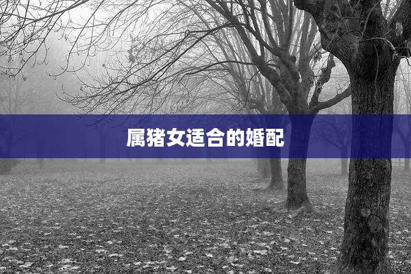 属猪女适合的婚配