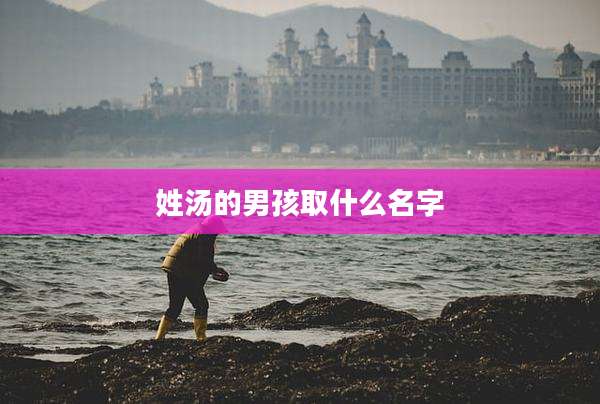 姓汤的男孩取什么名字