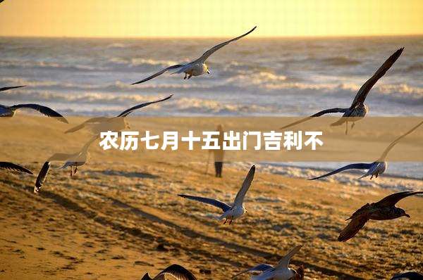 农历七月十五出门吉利不