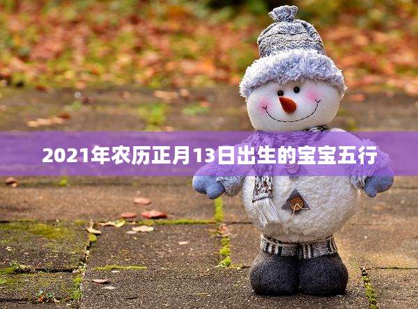 2021年农历正月13日出生的宝宝五行