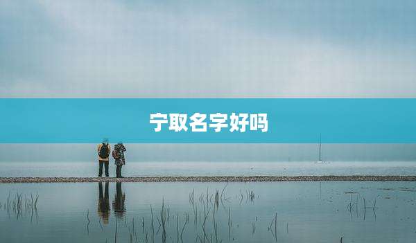 宁取名字好吗