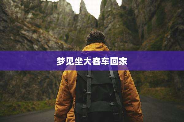 梦见坐大客车回家