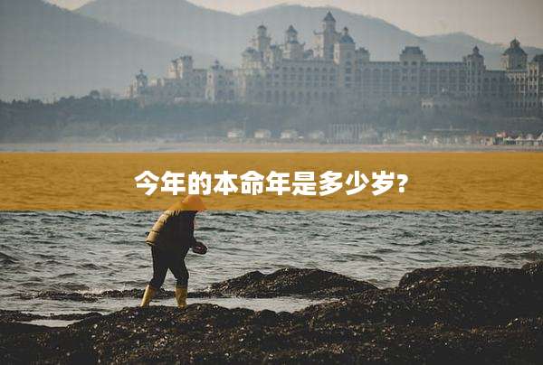 今年的本命年是多少岁?
