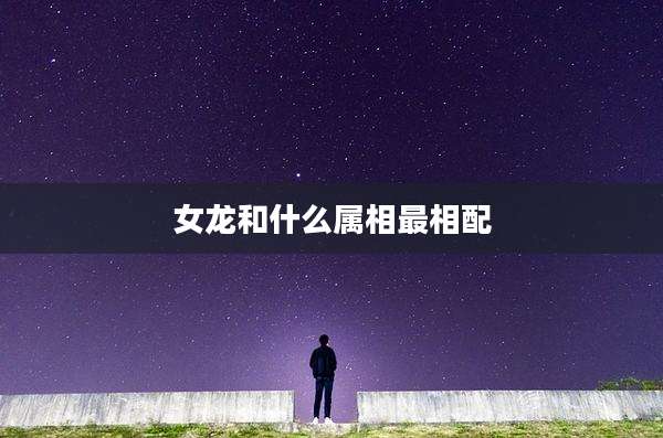 女龙和什么属相最相配