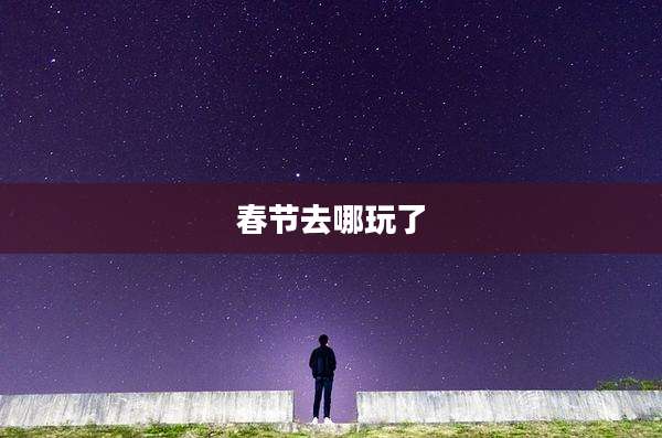 春节去哪玩了