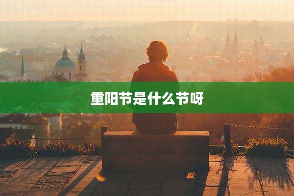 重阳节是什么节呀