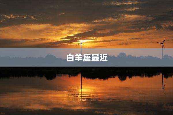 白羊座最近