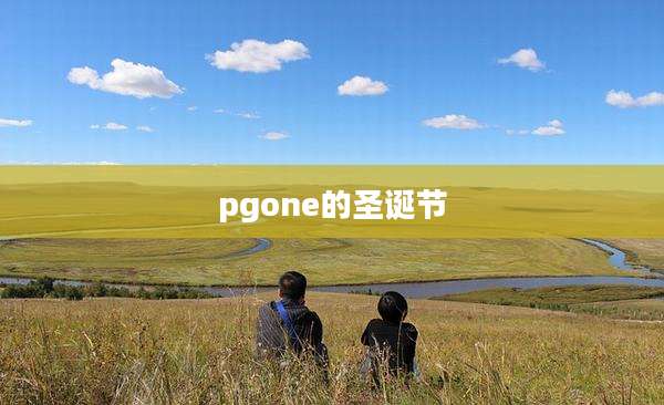 pgone的圣诞节