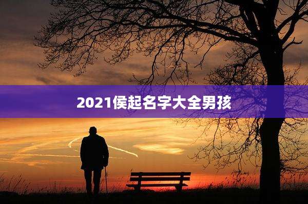 2021侯起名字大全男孩
