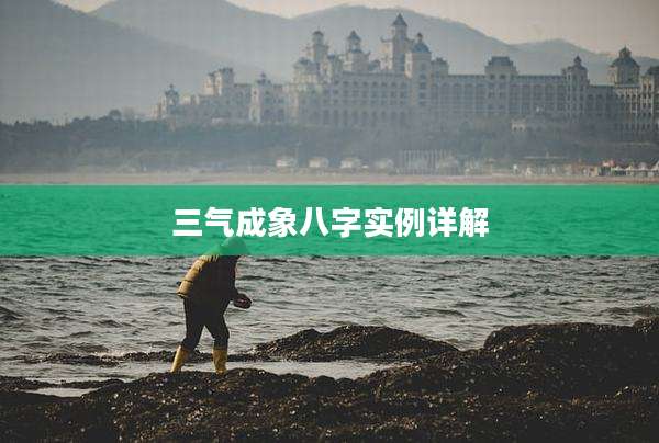 三气成象八字实例详解