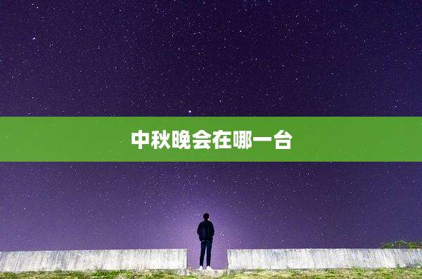 中秋晚会在哪一台