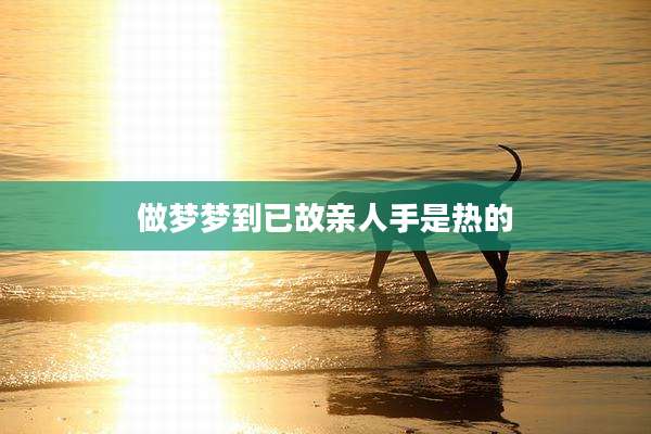 做梦梦到已故亲人手是热的