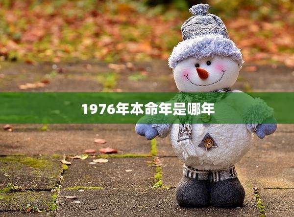 1976年本命年是哪年