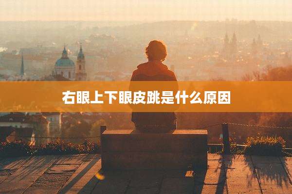 右眼上下眼皮跳是什么原因