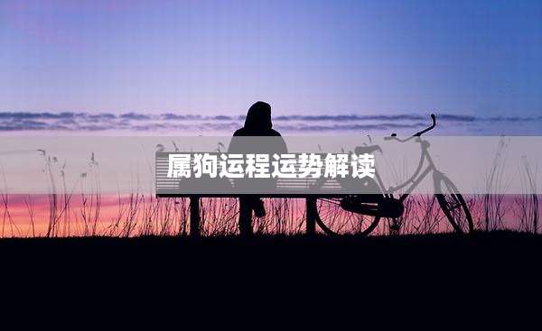 属狗运程运势解读