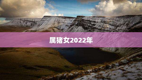 属猪女2022年