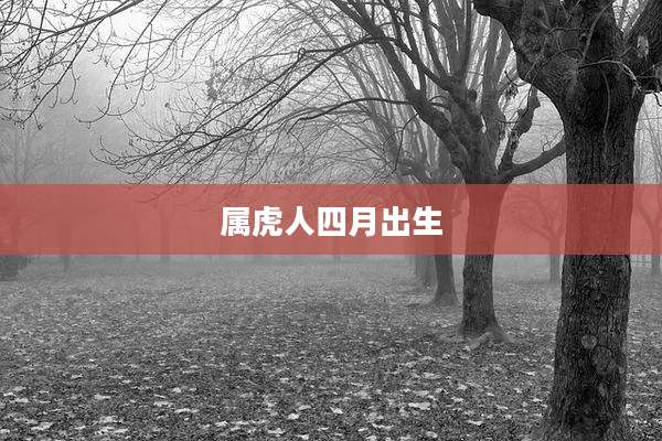 属虎人四月出生