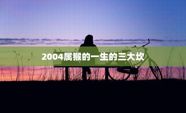 2004属猴的一生的三大坎