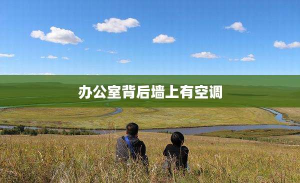 办公室背后墙上有空调