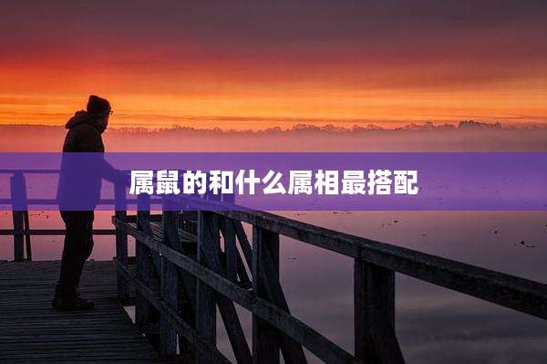 属鼠的和什么属相最搭配