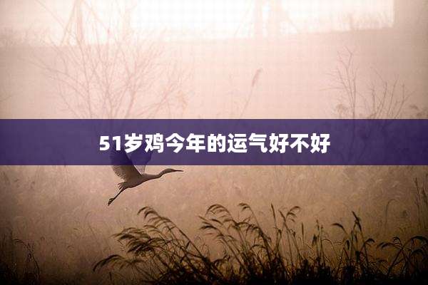 51岁鸡今年的运气好不好