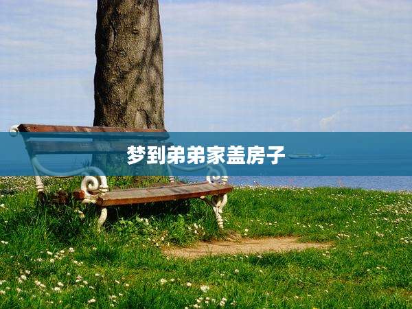 梦到弟弟家盖房子