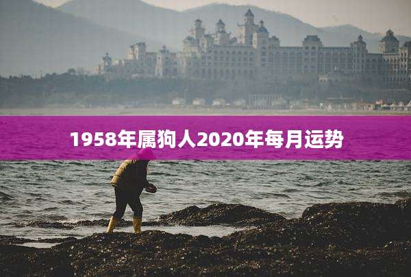 1958年属狗人2020年每月运势