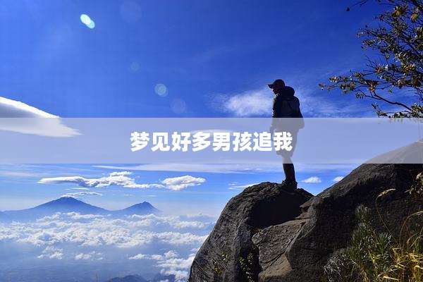 梦见好多男孩追我