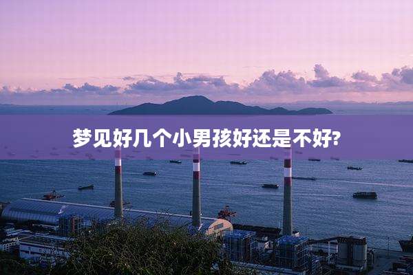 梦见好几个小男孩好还是不好?