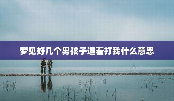 梦见好几个男孩子追着打我什么意思