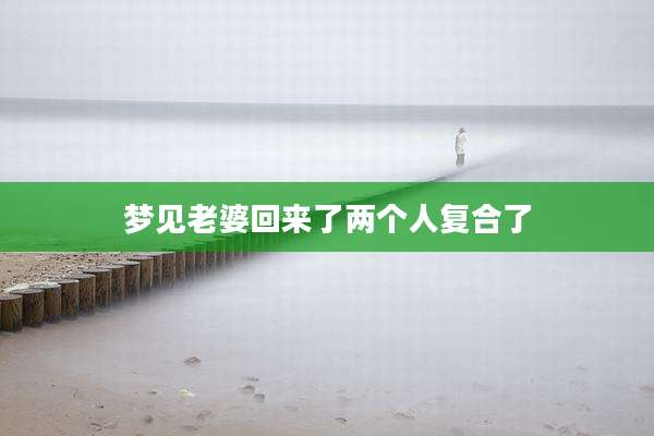 梦见老婆回来了两个人复合了