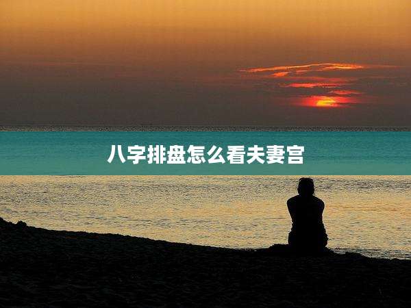 八字排盘怎么看夫妻宫