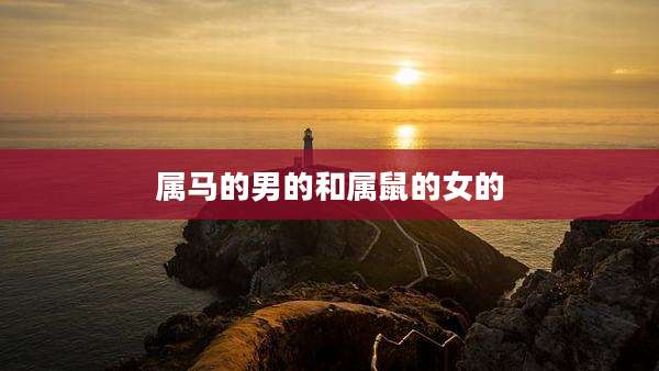 属马的男的和属鼠的女的