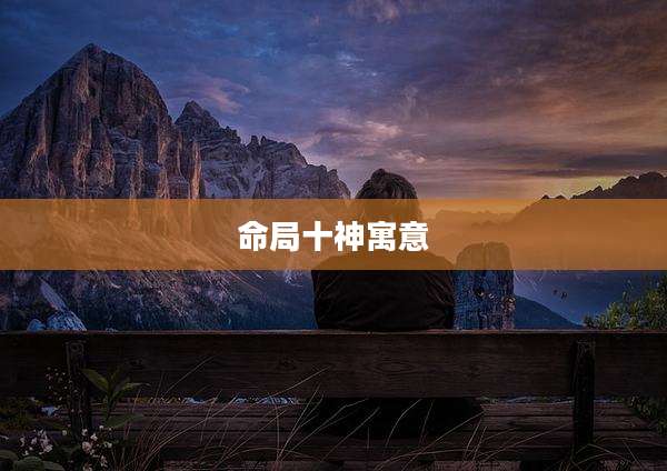 命局十神寓意