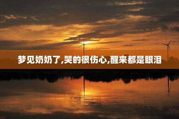 梦见奶奶了,哭的很伤心,醒来都是眼泪