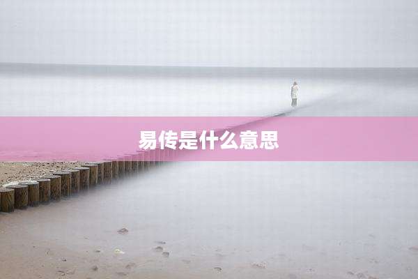 易传是什么意思