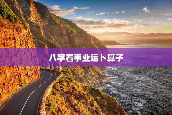 八字看事业运卜算子