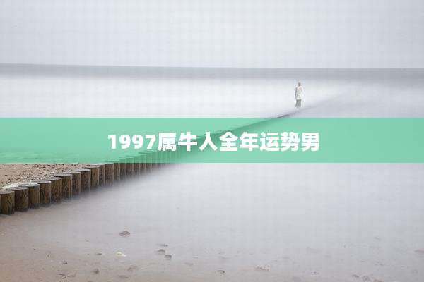1997属牛人全年运势男