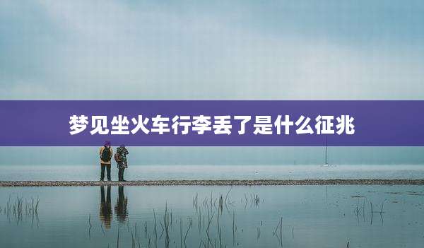 梦见坐火车行李丢了是什么征兆