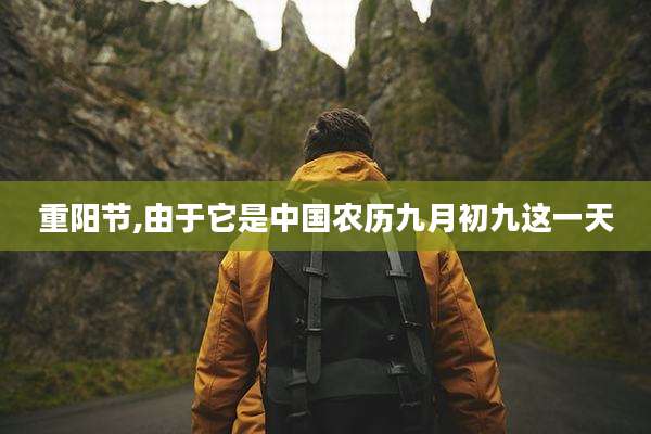 重阳节,由于它是中国农历九月初九这一天