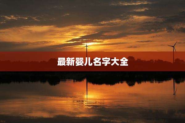 最新婴儿名字大全