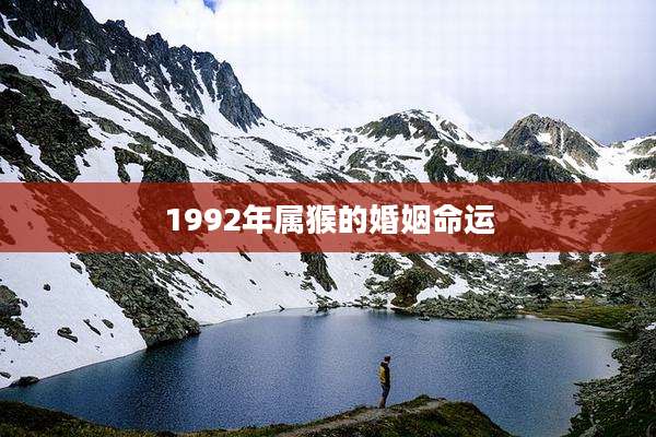 1992年属猴的婚姻命运