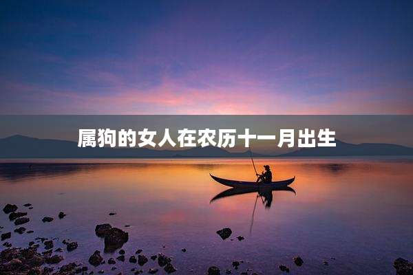 属狗的女人在农历十一月出生
