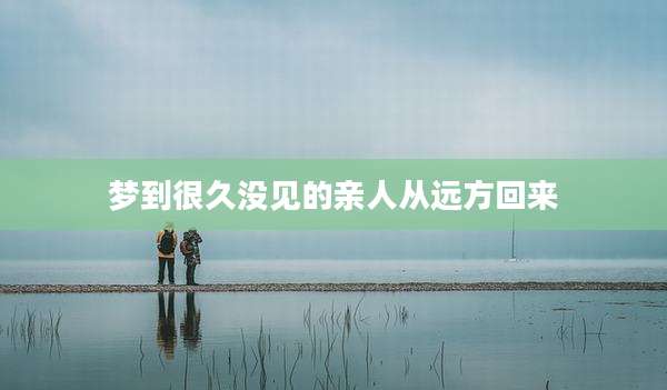 梦到很久没见的亲人从远方回来