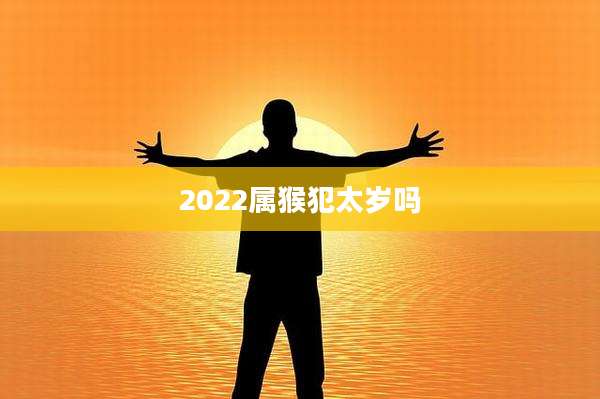 2022属猴犯太岁吗