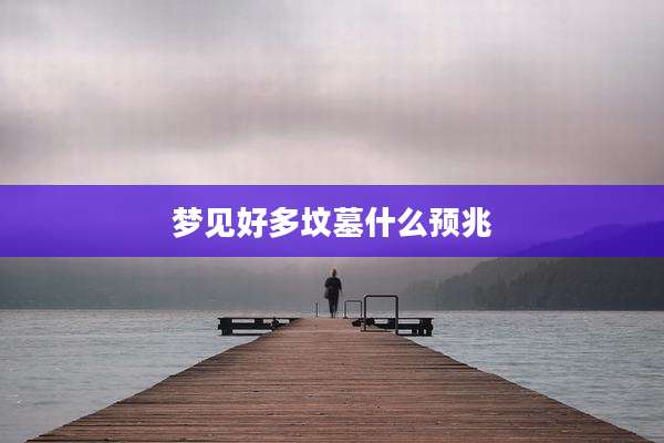 梦见好多坟墓什么预兆