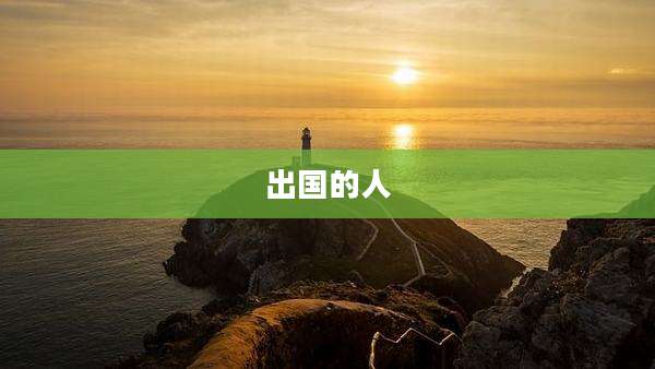 出国的人